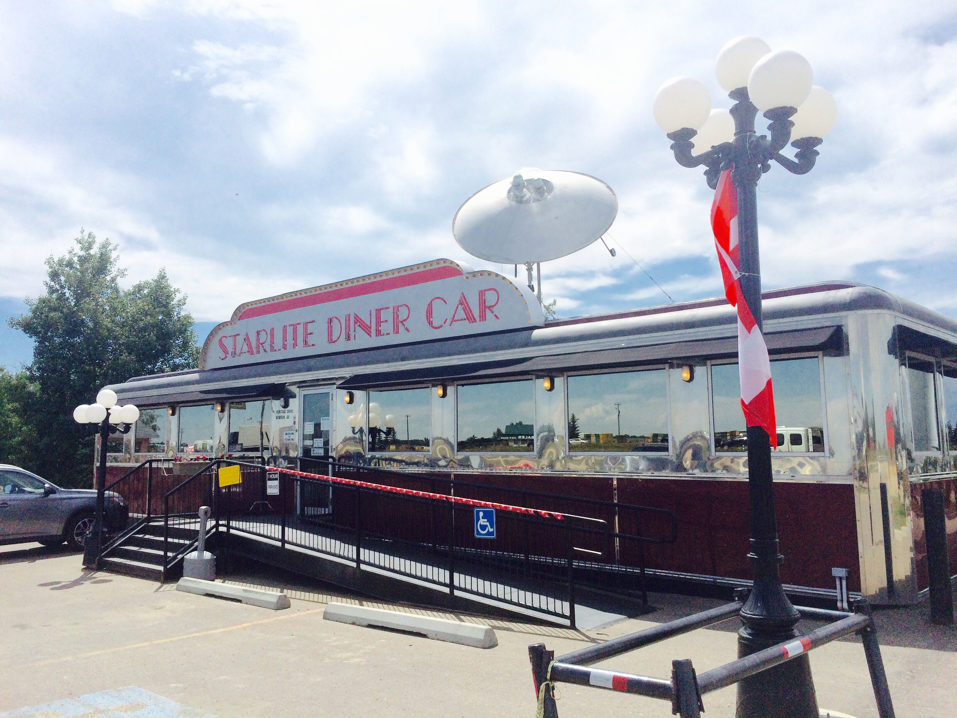 Butterschotch milkshakes are better in 1950s themed sci-fi diners.