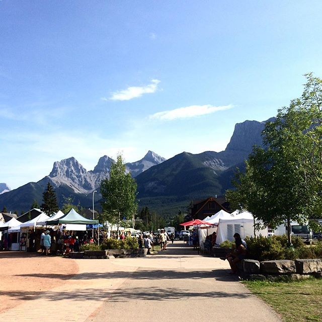 Can't imagine a better place to hold a folk festival than cradled by the Rockies in Canmore!