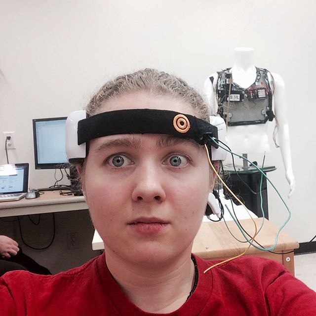 Got to play with some new headgear in the lab. I'm the resident EEG zen-master, and some people are looking at using...
