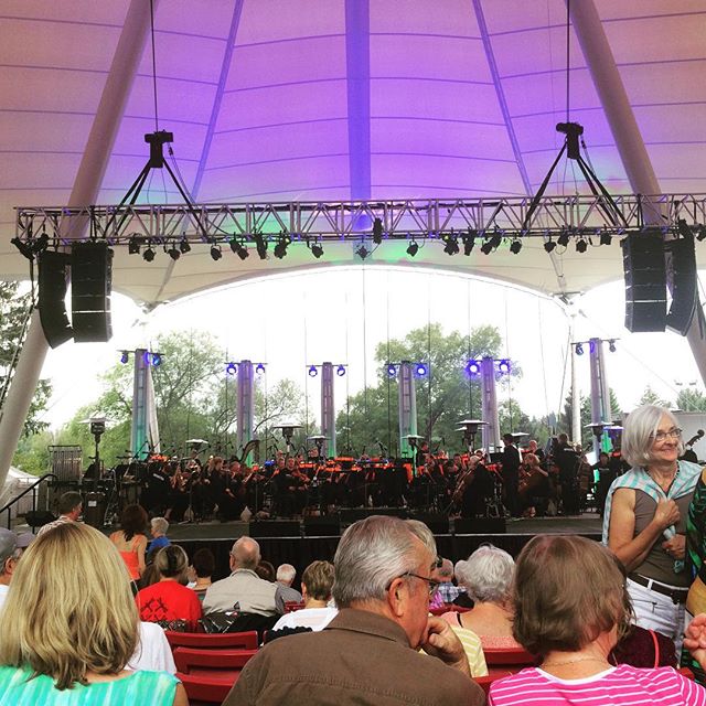 70s night with the Edmonton Symphony Orchestra. #yegarts