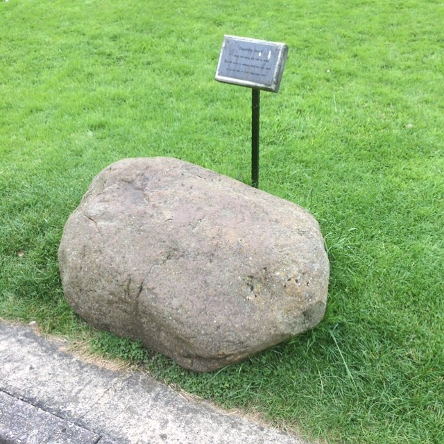 A thing to represent a thing that Churchill may or may not have stood on at some point.
