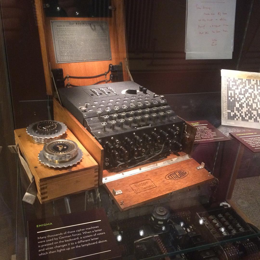 Ahhhhh. Enigma machine!!😁