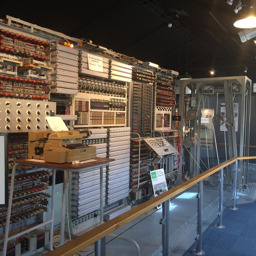 Rebuilt Colossus: first digital computer.