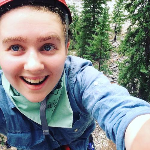 I made it to the top. #climbing #canmore 🏔