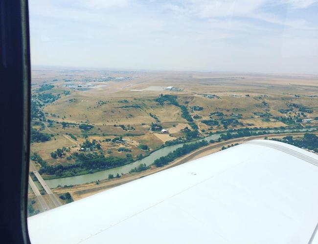 Landed in Great Falls, Montana for immigration ✈️ Apparently over 30 small aircraft came down in the morning heading...