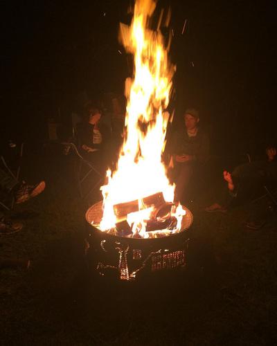 I made a fire. 🔥🔥🔥