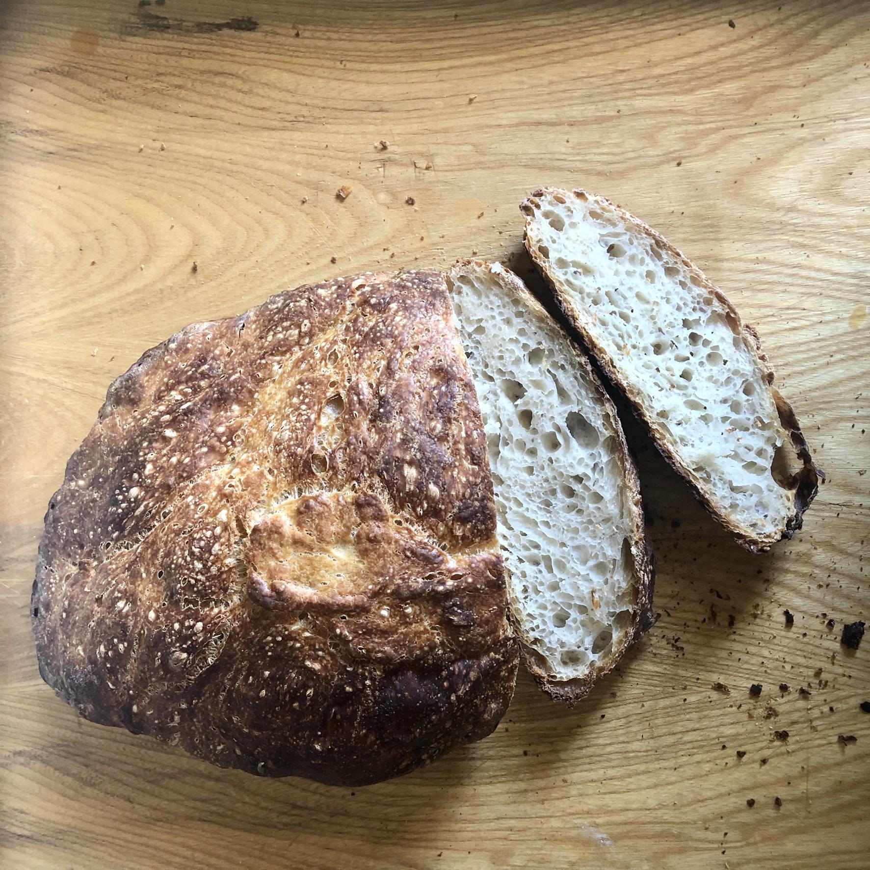More progress on the sourdough front. Ended up doing a dough-drop at my uncle’s