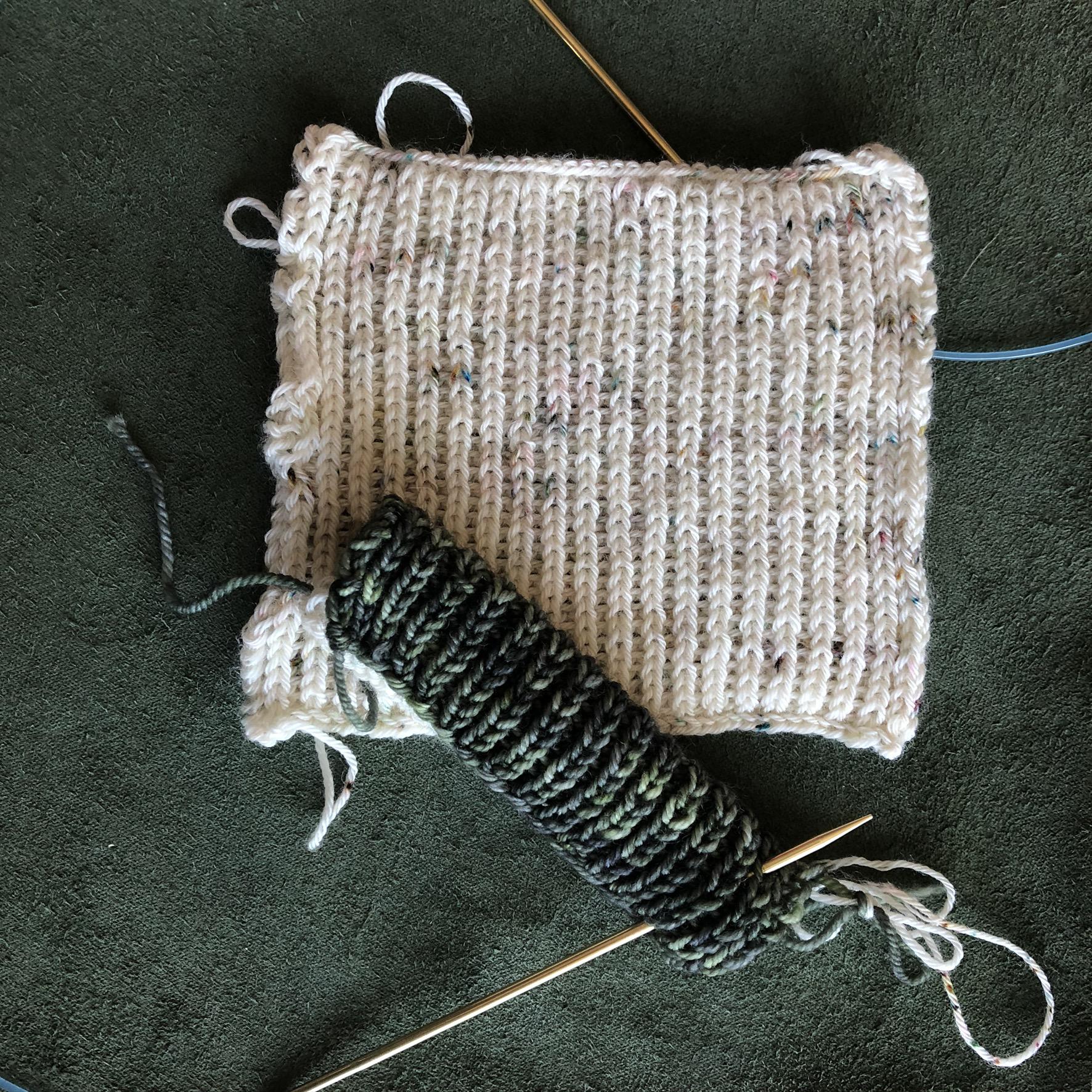 My magnum opus sweater. The perfect brioche.