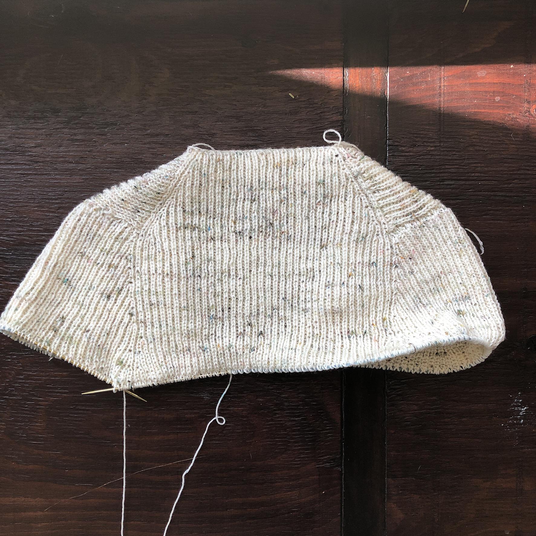 My magnum opus sweater. The perfect brioche.