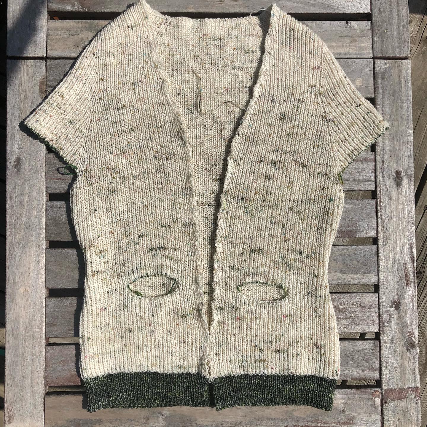 My magnum opus sweater. The perfect brioche.