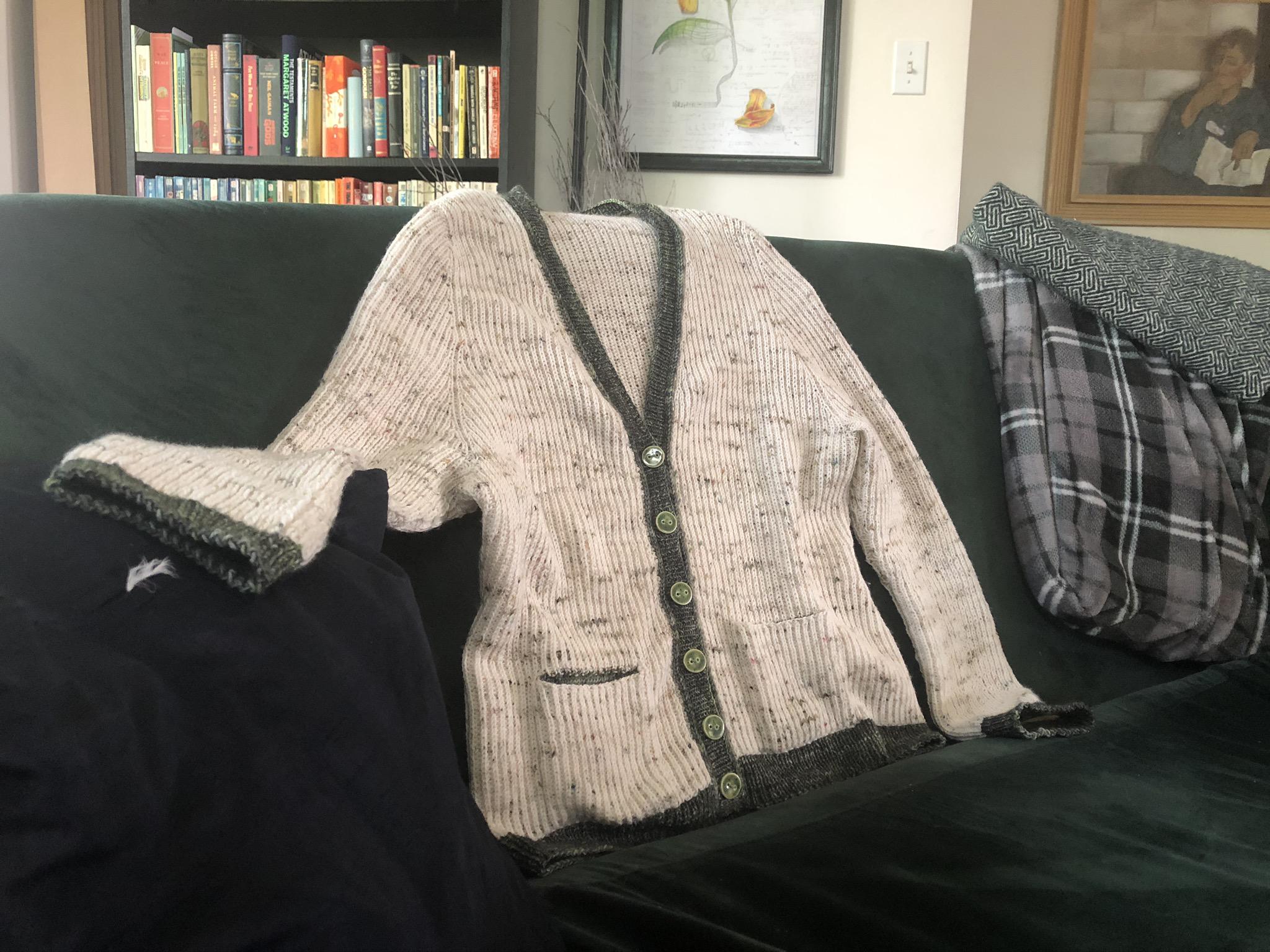 My magnum opus sweater. The perfect brioche.